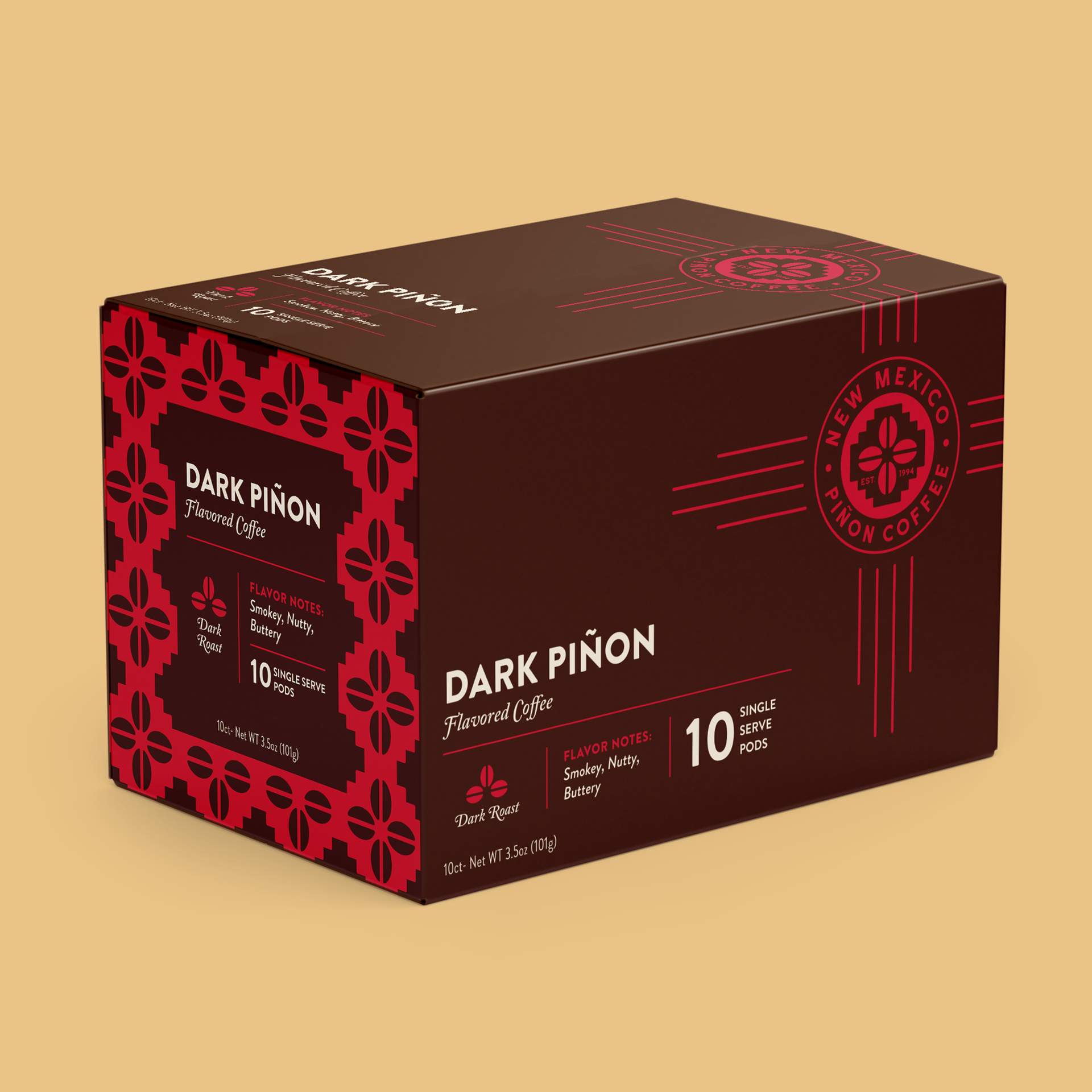 Dark Piñon Flavored Coffee Pods | New Mexico Coffee – New Mexico