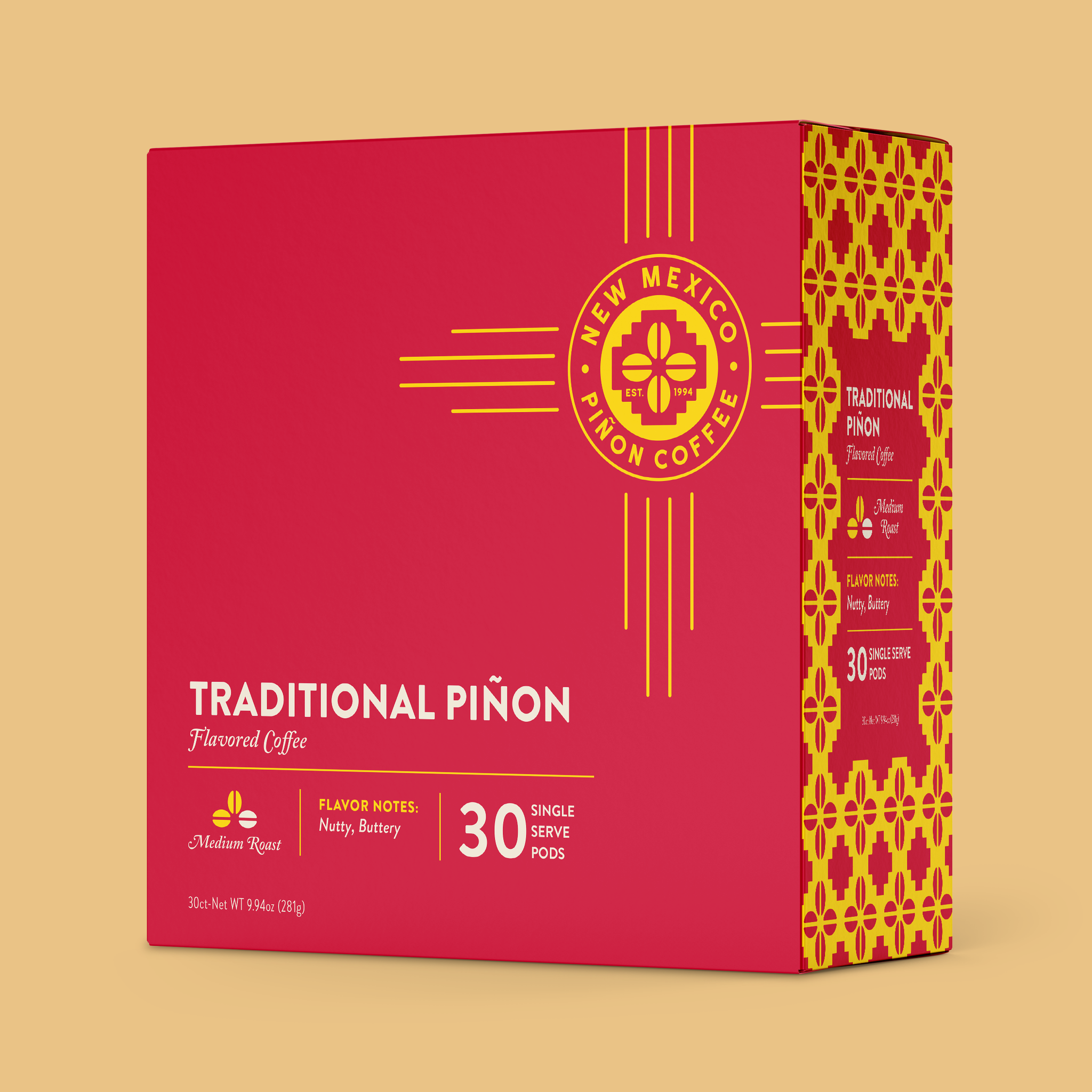 Traditional Piñon Single Serve Pods – New Mexico Piñon Coffee
